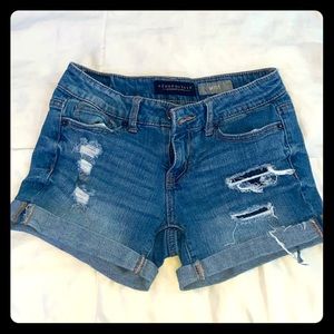 aeropostale ripped shorts
